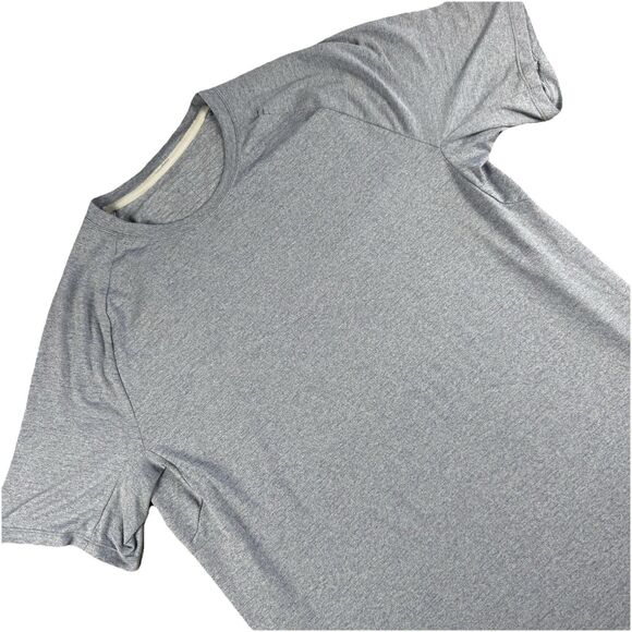 Lululemon Mens XL Licence To Train Athletic Breathable Short Sleeve Blue Shirt - Picture 1 of 7